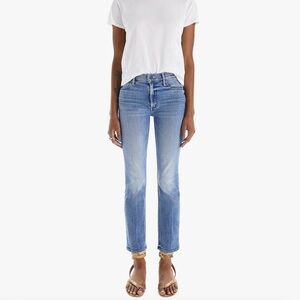 MOTHER Blue Straight-Leg Jeans Classic Stylea pop Size:27